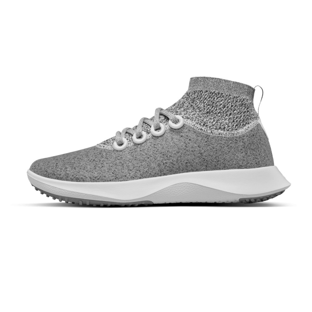 Allbirds Men\'s Wool Dasher Mizzles Mid - Running Shoes Grey - OKF658701